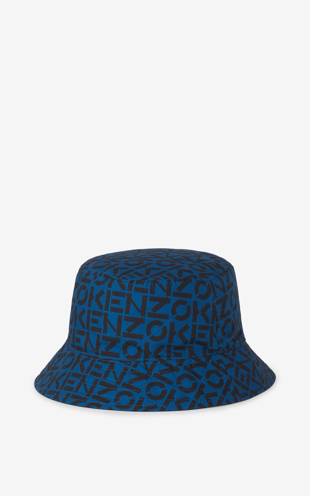 Chapeau Kenzo Femme Reversible monogram Bleu Foncé ACNQU-1370